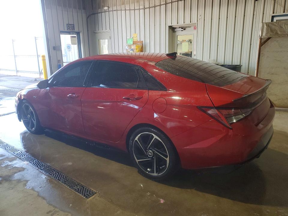 2021 Hyundai Elantra VIN KMHLR4AF7MU177507 COPART salvage auction — SIDE, Salvage Title, sold $3,400 on 2026-07-20 (photo 2)
