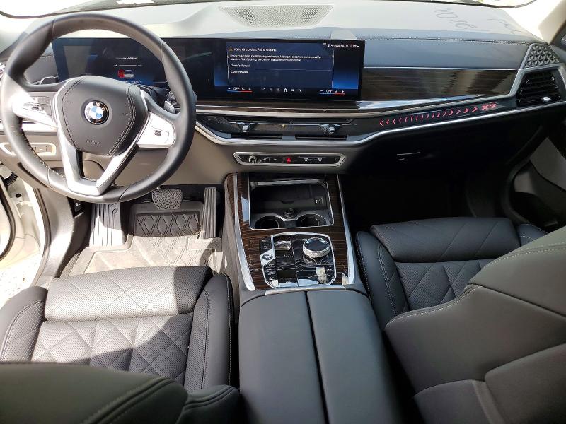 2025 BMW X7 VIN 5UX23EM08S9X21557 COPART salvage auction — FRONT END, Hi - Certificate Of Salvage, sold $3,250 on 2026-07-27 (photo 8)