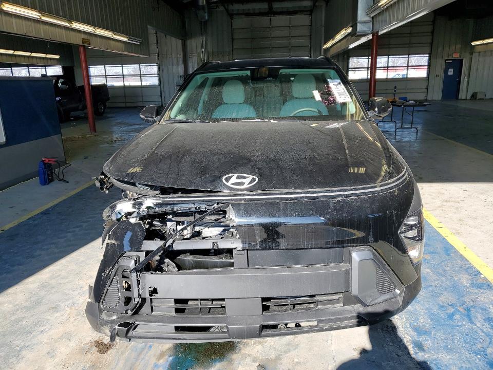 2025 Hyundai Kona VIN KM8HCCAB2SU322416 COPART salvage auction — FRONT END, In - Certificate Of Title, sold $9,400 on 2026-07-27 (photo 5)