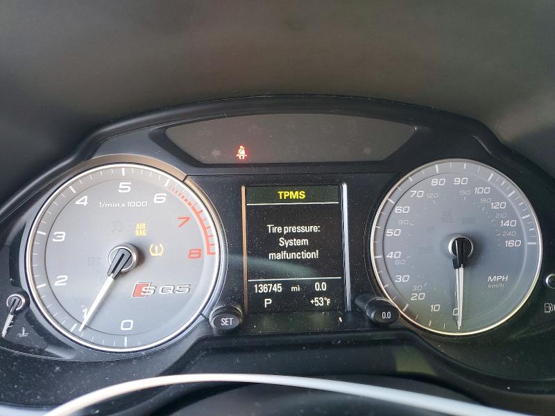 2017 Audi Q5 VIN WA1CCAFP5HA039830 COPART salvage auction — SIDE, IN - CERT OF TITLE-SALVAGE TITLE, sold $1,600 on 2026-07-31 (photo 9)