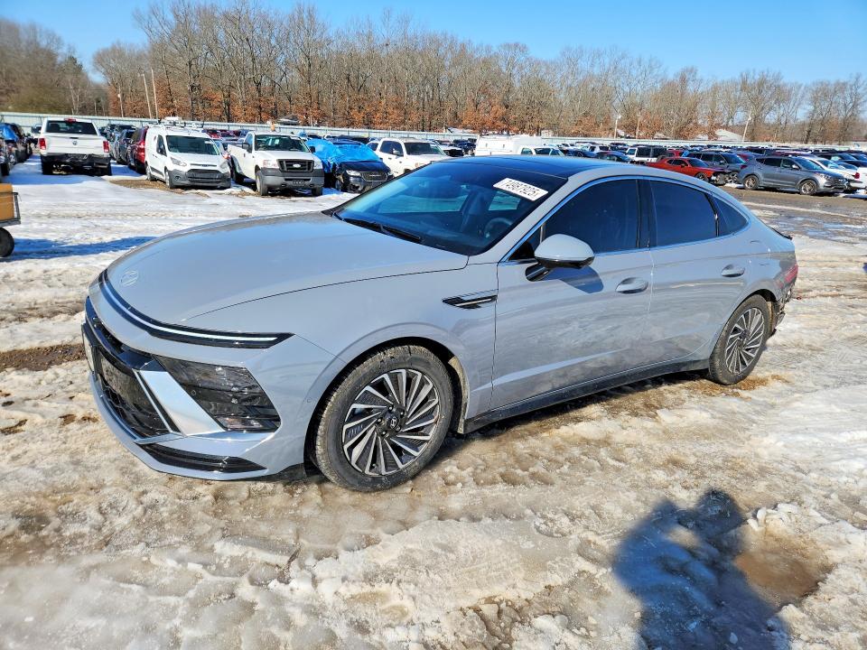 2024 Hyundai Sonata VIN KMHL54JJ1RA087021 COPART salvage auction — REAR END, Ar - Cert Of Title-Salvage, sold $13,600 on 2026-07-13 (photo 1)