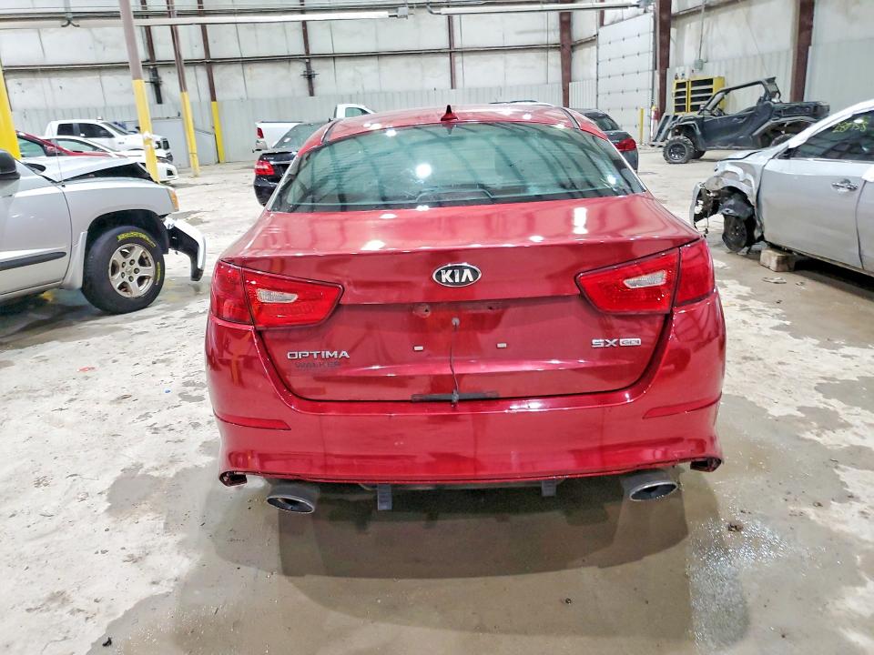 2015 Kia Optima VIN 5XXGR4A73FG410967 COPART salvage auction — FRONT END, Wv - Salvage Certificate, sold $600 on 2026-07-22 (photo 6)