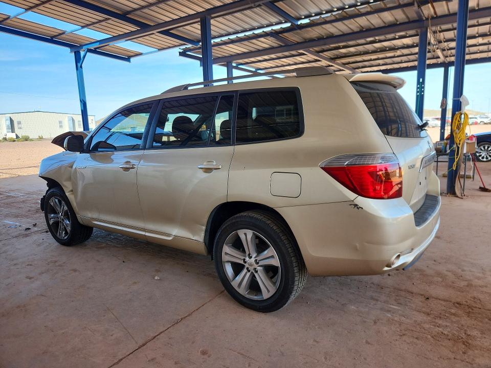 2008 Toyota Highlander VIN JTEDS43A282056086 COPART salvage auction — FRONT END, AZ - CERT OF TITLE - SALVAGE, sold $1,650 on 2026-07-16 (photo 2)