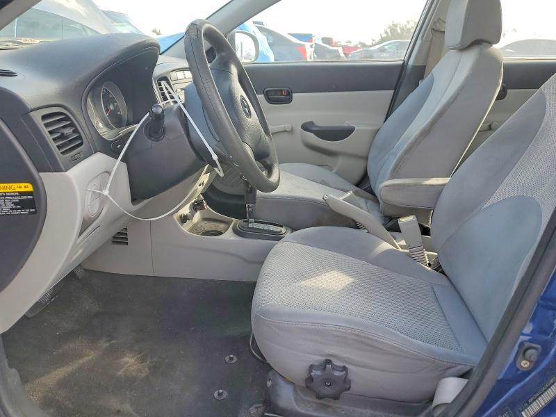 2010 Hyundai Accent VIN KMHCN4AC0AU464801 COPART salvage auction — REAR END, Fl - Certificate Of Title, sold $500 on 2026-07-17 (photo 7)