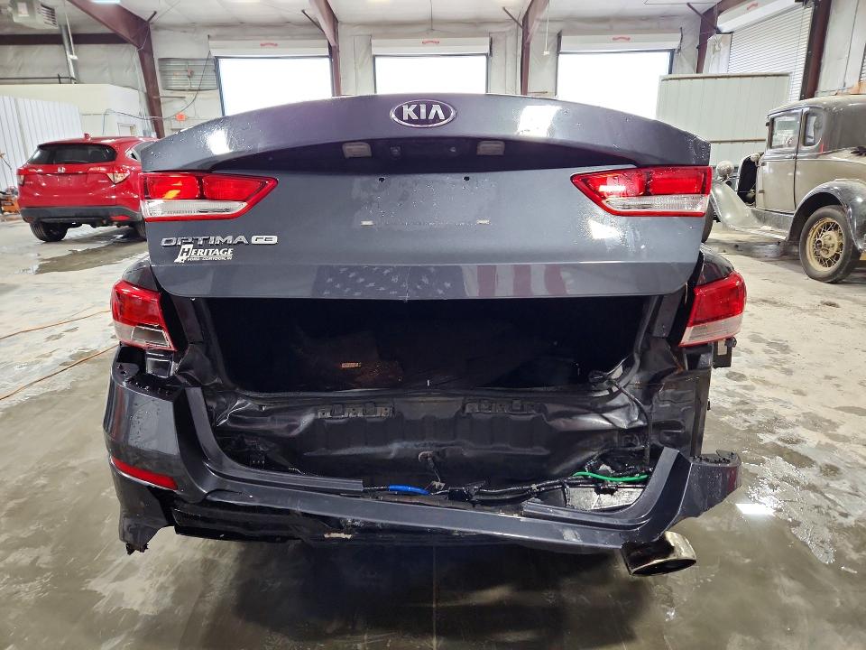 2019 Kia Optima VIN 5XXGT4L38KG282179 COPART salvage auction — REAR END, In - Cert Of Title-Salvage Title, sold $1,700 on 2026-07-22 (photo 6)