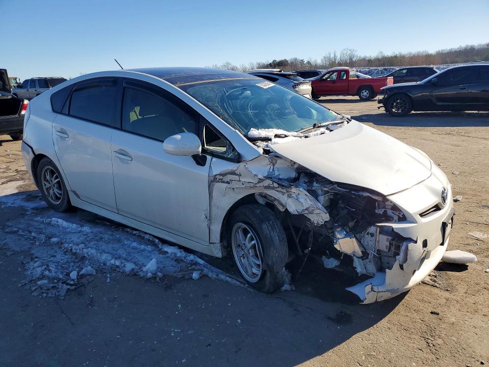 2010 Toyota Prius VIN JTDKN3DU3A0112270 COPART salvage auction — FRONT END, Va - Cert Of Title - Salvage, sold $250 on 2026-07-29 (photo 4)