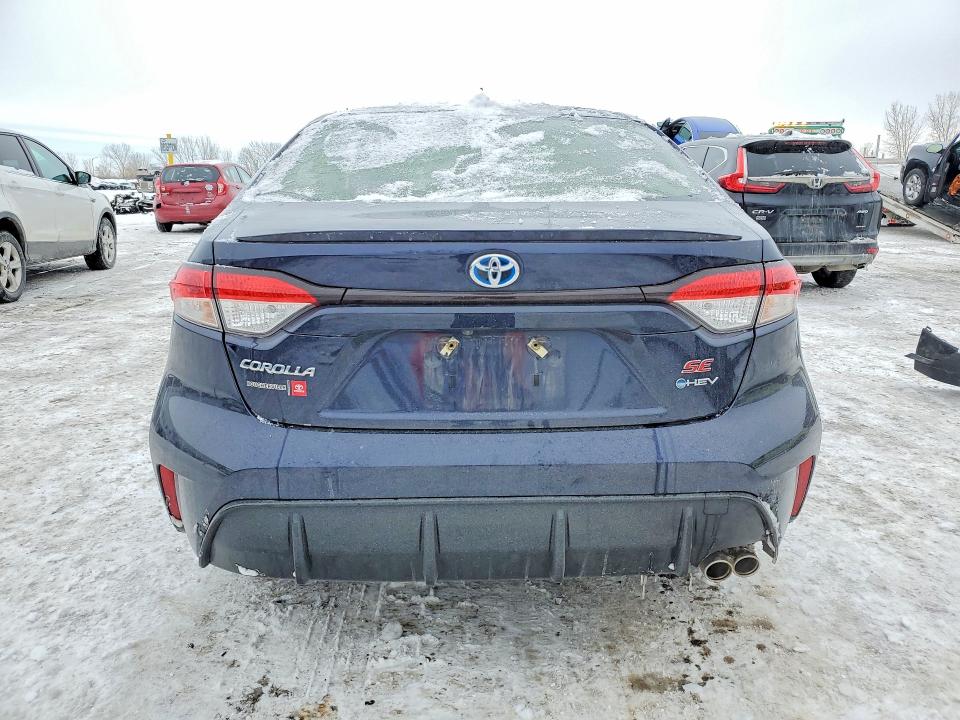 2025 Toyota Corolla VIN JTDBDMHE4S3021357 COPART salvage auction — FRONT END, Qc - Irrecuperable, sold $10,200 on 2026-07-21 (photo 6)