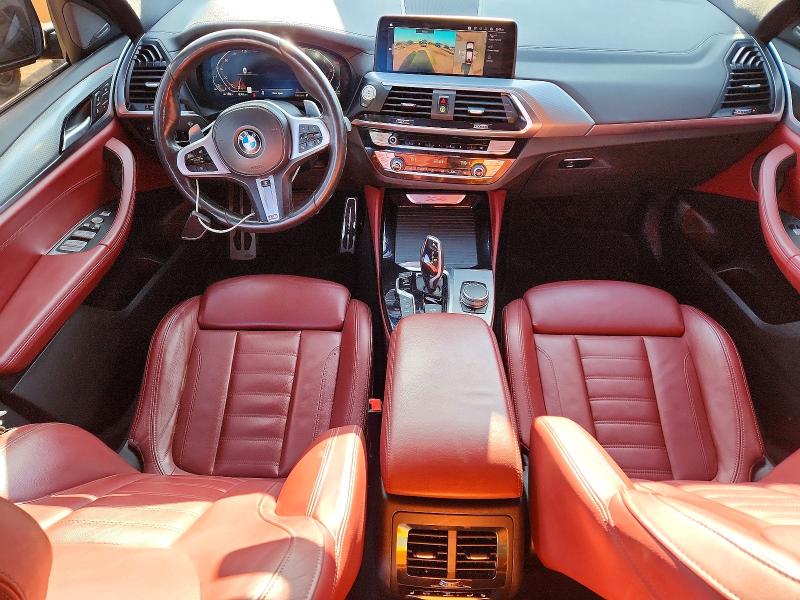 2020 BMW X4 VIN 5UX2V1C08L9B88263 COPART salvage auction — ROOF, Salvage Title, sold $14,000 on 2026-07-16 (photo 8)