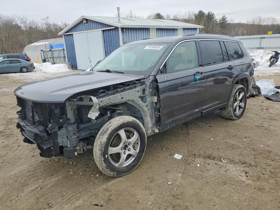 2021 Jeep Grand cherokee VIN 1C4RJKBG0M8144830 — COPART salvage auction photo