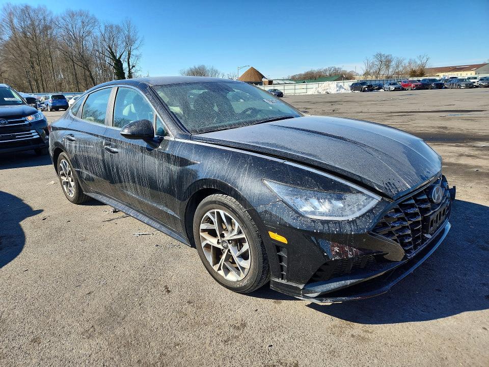 2020 Hyundai Sonata VIN 5NPEF4JA2LH004173 COPART salvage auction — FRONT END, Nj - Cert Of Title-Salvage, sold $4,100 on 2026-07-09 (photo 4)