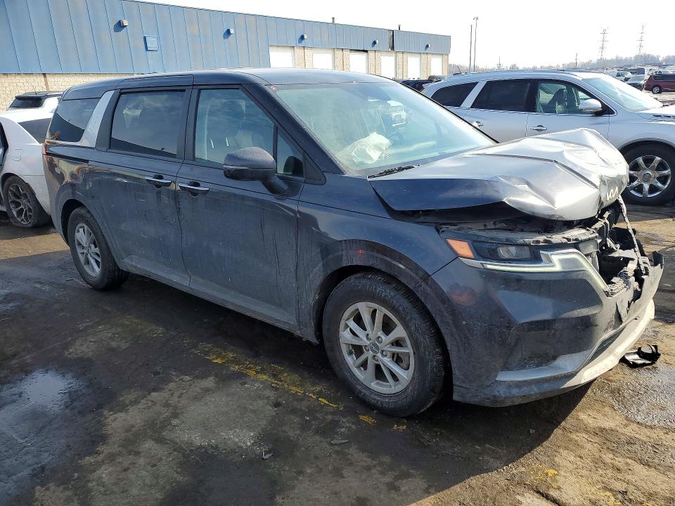 2022 Kia Carnival VIN KNDNB4H36N6130925 COPART salvage auction — FRONT END, Oh - Cert Of Title-Salvage, sold $300 on 2026-07-28 (photo 4)