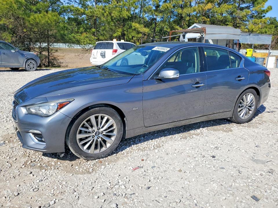 2019 Infiniti Q50 VIN JN1EV7AP2KM517942 COPART salvage auction — FRONT END, Tx - Salvage Vehicle Title, sold $2,450 on 2026-07-31 (photo 1)