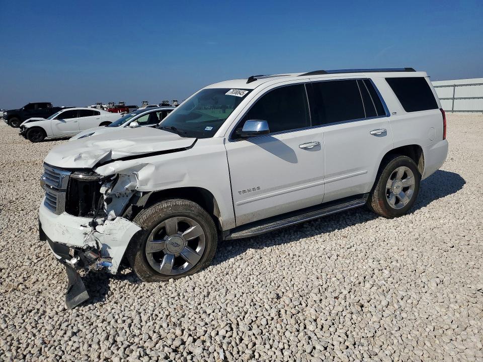 2015 Chevrolet Tahoe VIN 1GNSCCKC9FR217874 COPART salvage auction — FRONT END, Tx - Salvage Vehicle Title, sold $8,600 on 2026-07-30 (photo 1)
