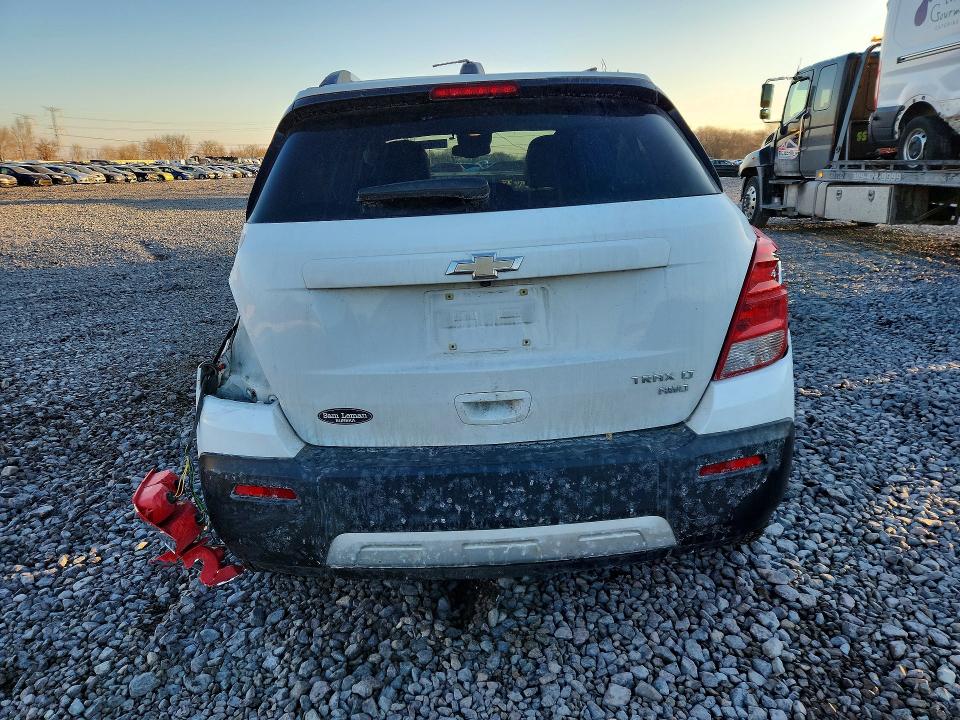 2016 Chevrolet Trax VIN KL7CJPSB1GB570022 COPART salvage auction — ALL OVER, Il - Salvage Certificate, sold $700 on 2026-07-06 (photo 6)