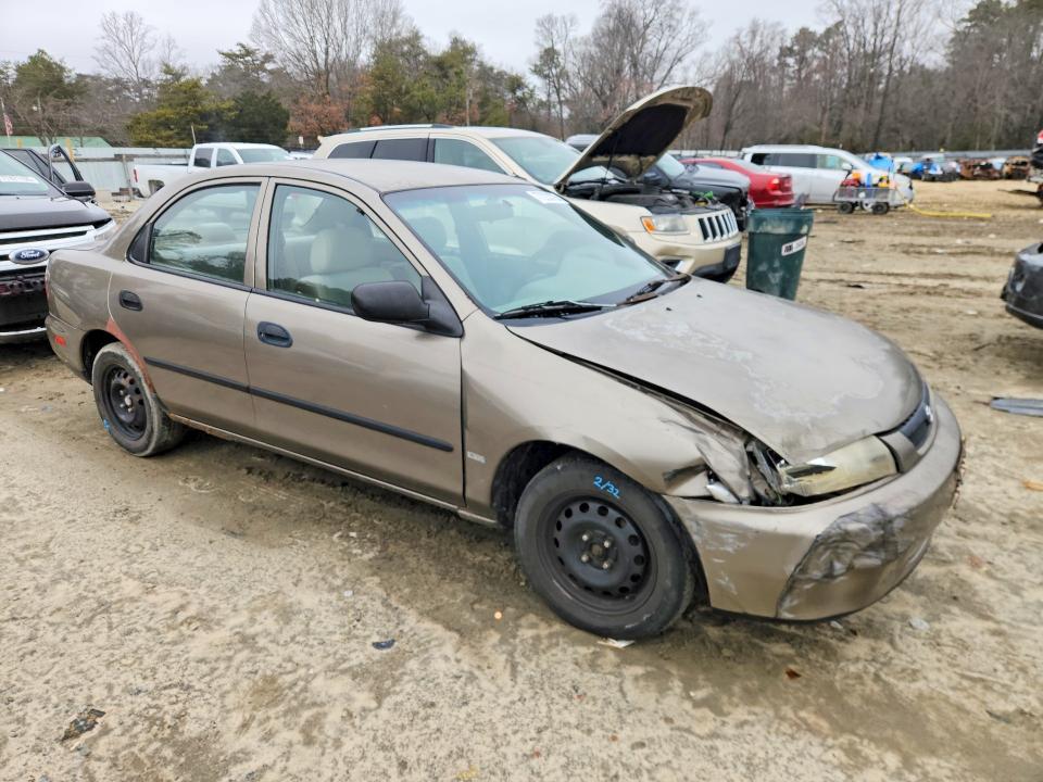 1998 Mazda Protege VIN JM1BC1418W0179387 COPART salvage auction — FRONT END, Md - Cert Of Salvage > 75% Damage, sold $250 on 2026-07-14 (photo 4)