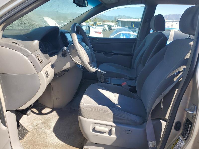 2005 Toyota Sienna VIN 5TDZA23C15S325122 COPART salvage auction — FRONT END, CA - SALVAGE CERTIFICATE, sold $750 on 2026-07-08 (photo 7)