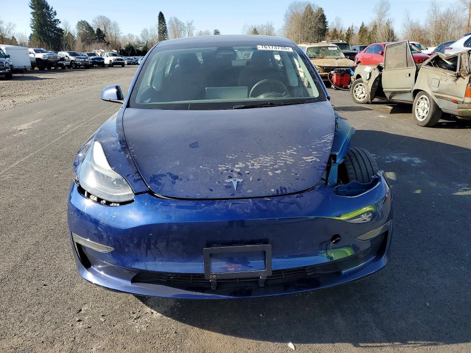 2023 Tesla Model 3 VIN 5YJ3E1EA5PF605553 COPART salvage auction — SIDE, Or - Lien Papers Salvage, sold $325 on 2026-07-22 (photo 5)