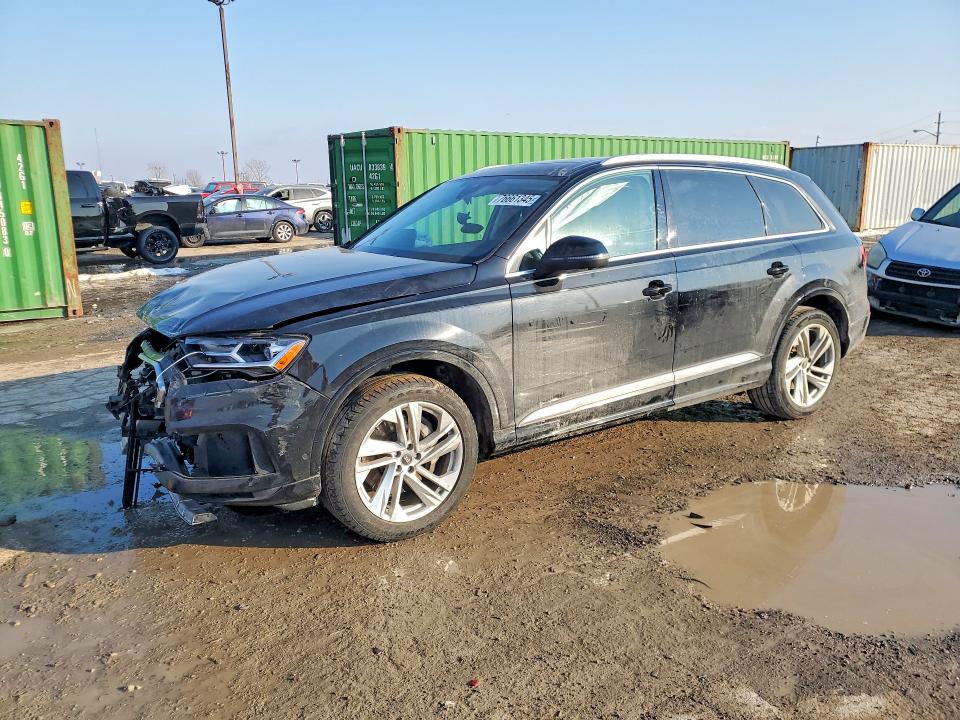 2021 Audi Q7 VIN WA1LXAF72MD020424 COPART salvage auction — FRONT END, Id - Salvage Certificate Of Title, sold $7,000 on 2026-07-10 (photo 1)