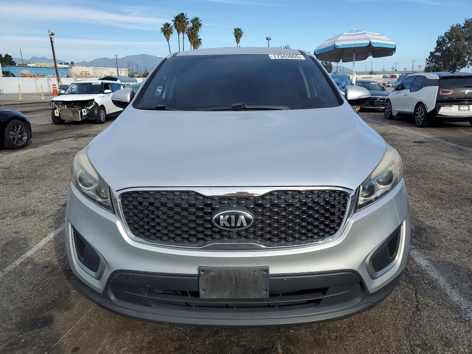 2016 Kia Sorento VIN 5XYPG4A35GG048883 COPART salvage auction — SIDE, Ca - Salvage Certificate, sold $2,100 on 2026-07-31 (photo 5)