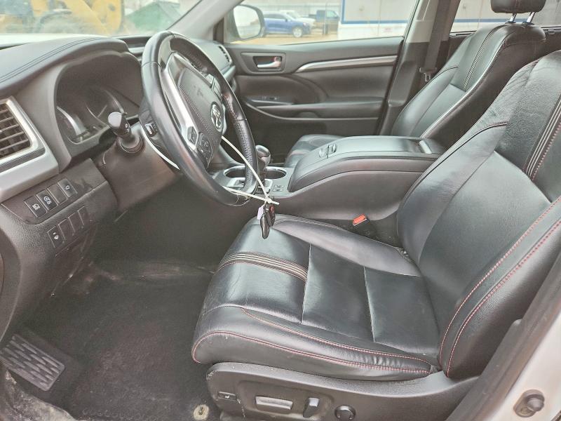 2019 Toyota Highlander VIN 5TDJZRFH4KS970185 COPART salvage auction — FRONT END, Mn - Cert Of Title-Salvage, sold $4,850 on 2026-07-20 (photo 7)