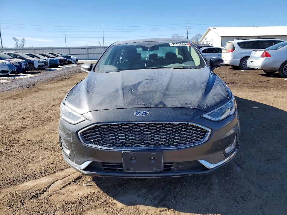 2019 Ford Fusion VIN 3FA6P0RU0KR285819 COPART salvage auction — SIDE, Ia - Cert Of Title-Salvage Title, sold $3,250 on 2026-07-03 (photo 5)