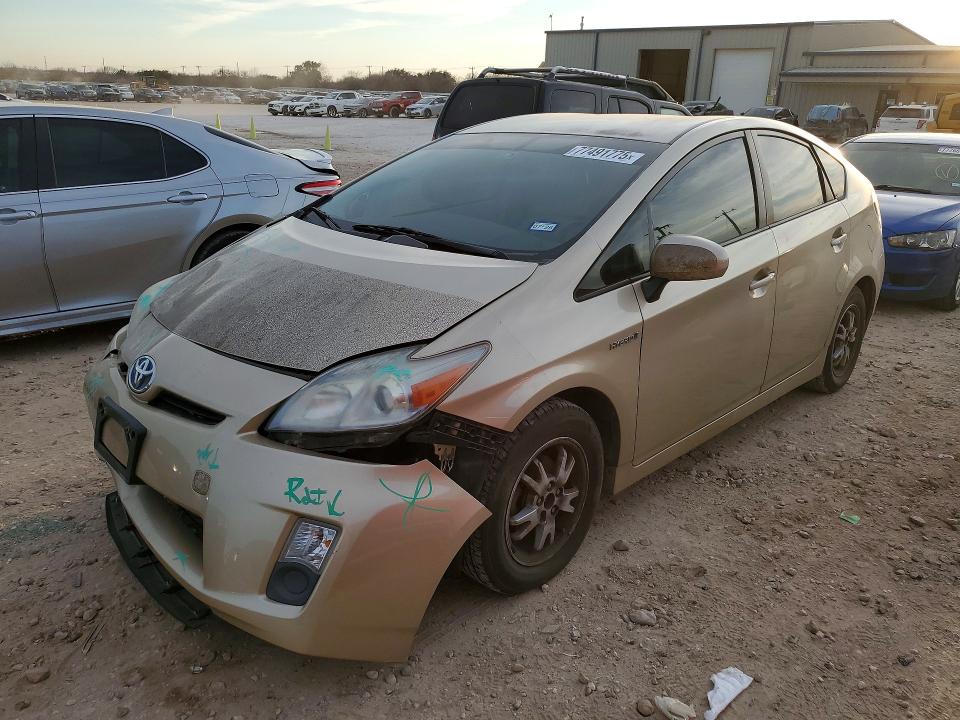 2010 Toyota Prius VIN JTDKN3DU3A1033451 COPART salvage auction — FRONT END, Tx - Salvage Vehicle Title, sold $3,000 on 2026-07-09 (photo 1)