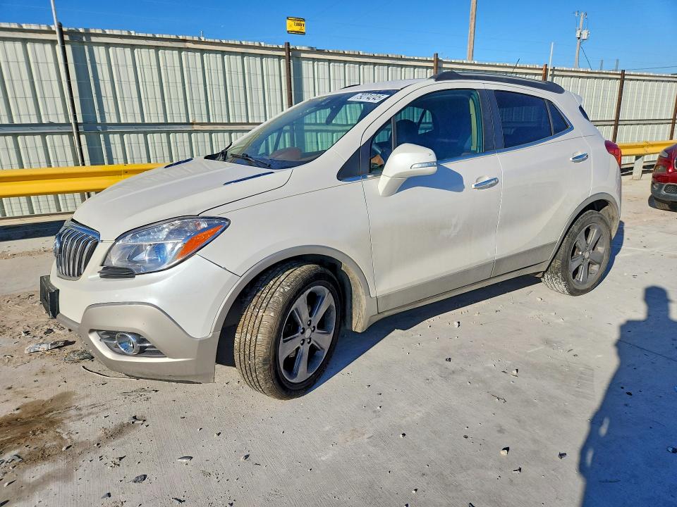 2014 Buick Encore VIN KL4CJGSB9EB557187 COPART salvage auction — FRONT END, Tx - Salvage Vehicle Title, sold $950 on 2026-07-10 (photo 1)