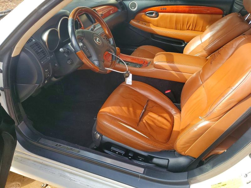 2005 Lexus Sc VIN JTHFN48Y250064107 COPART salvage auction — FRONT END, GA - CERT OF TITLE-SALVAGE, sold $450 on 2026-07-31 (photo 7)