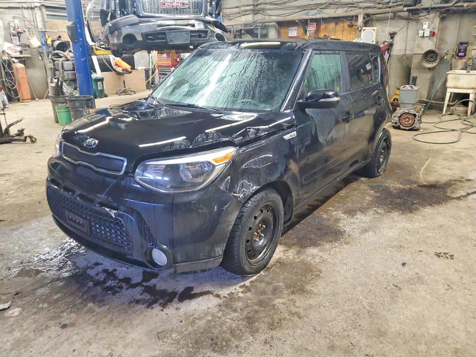 2015 Kia Soul VIN KNDJN2A24F7205340 COPART salvage auction — REAR END, ON - PERMIT NO BRAND - UNFIT, sold $125 on 2026-07-28 (photo 1)