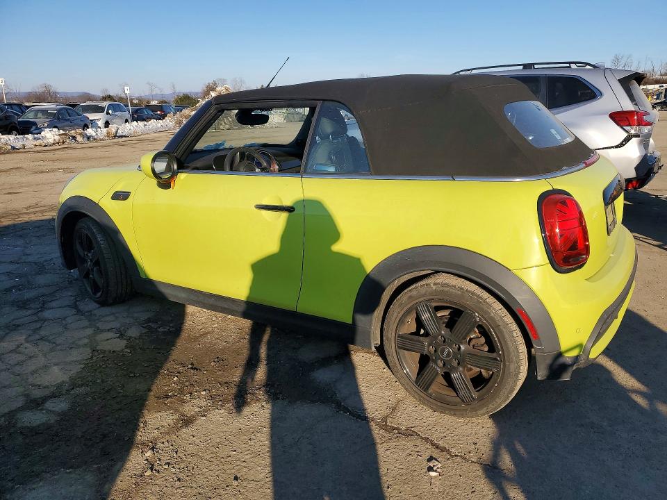 2023 Mini Cooper VIN WMW43DL00P3P46997 COPART salvage auction — FRONT END, Pa - Cert Of Title, sold $3,300 on 2026-08-11 (photo 2)