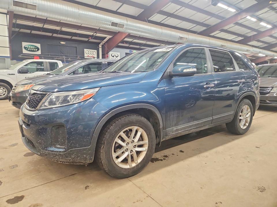 2014 Kia Sorento VIN 5XYKT3A6XEG504139 COPART salvage auction — FRONT END, Ct - Certificate Of Title, sold $2,300 on 2026-07-09 (photo 1)