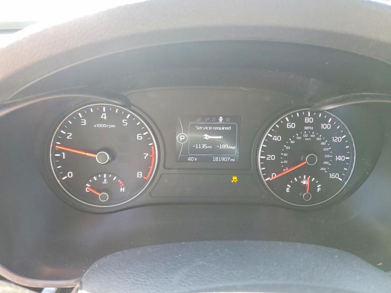 2016 Kia Optima VIN 5XXGU4L38GG096906 COPART salvage auction — FRONT END, Nc - Salvage Certificate Of Title, sold $725 on 2026-07-30 (photo 9)