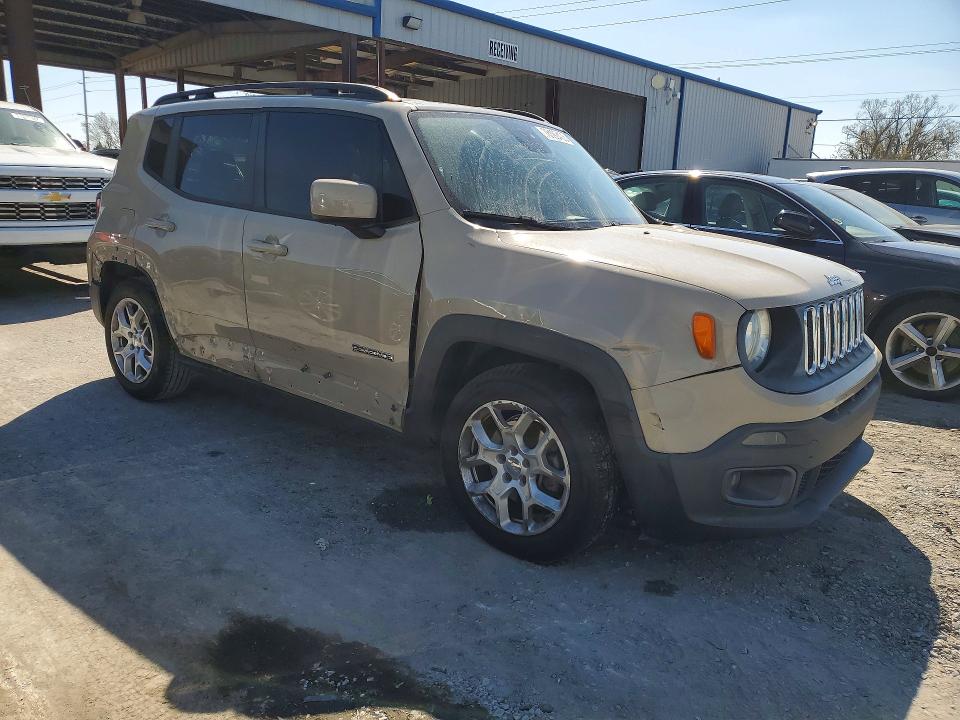 2015 Jeep Renegade VIN ZACCJABT2FPB37662 COPART salvage auction — SIDE, Fl - Cert Of Title Slvg Rebuildable, sold $1,600 on 2026-07-07 (photo 4)