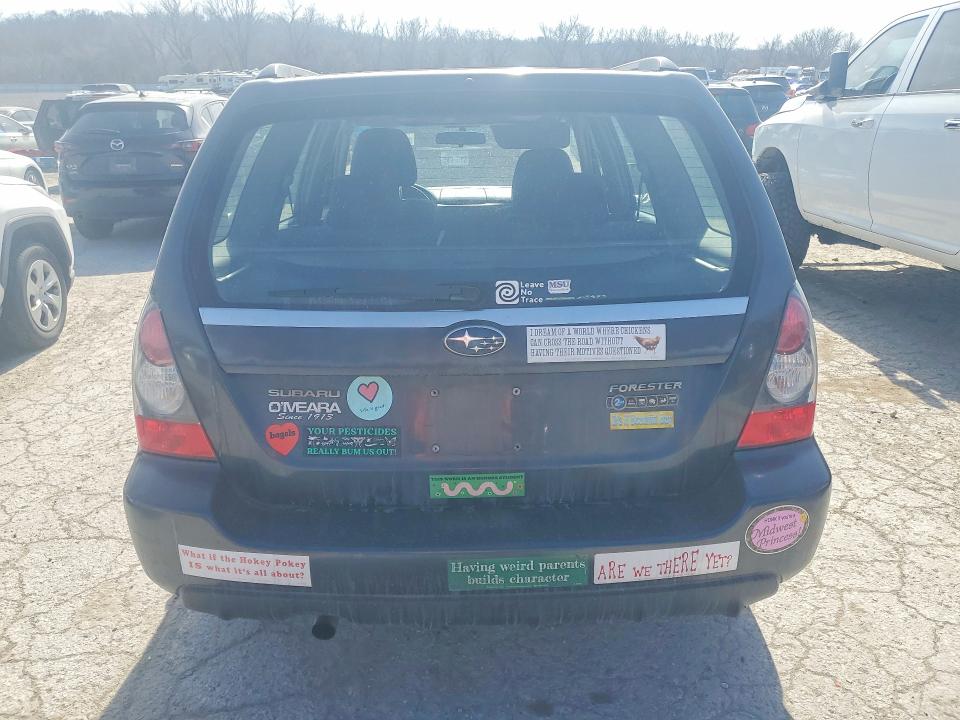 2008 Subaru Forester VIN JF1SG66658H731030 COPART salvage auction — FRONT END, Mo - Salvage Certificate Of Title, sold $525 on 2026-07-09 (photo 6)