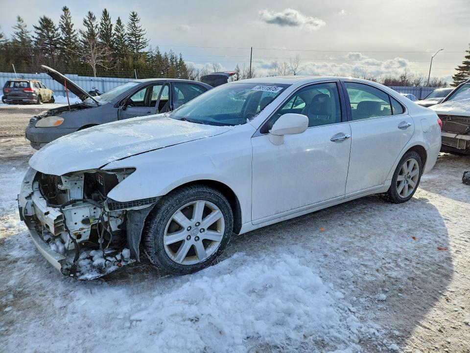 2007 Lexus Es 350 VIN JTHBJ46GX72085329 COPART salvage auction — FRONT END, ON - PERMIT NO BRAND - UNFIT, sold $1,800 on 2026-07-16 (photo 1)