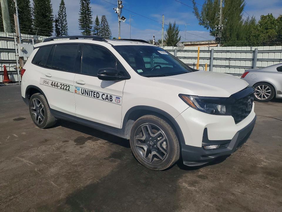 2023 Honda Passport VIN 5FNYF8H05PB017005 COPART salvage auction — FRONT END, Fl - Cert Of Title Slvg Rebuildable, sold $7,700 on 2026-07-13 (photo 4)