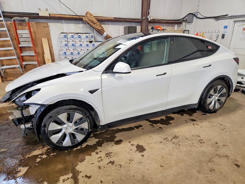 2023 Tesla Model y VIN 7SAYGAEE6PF762837 COPART salvage auction — FRONT END, Salvage Title, sold $12,200 on 2026-07-23 (photo 1)