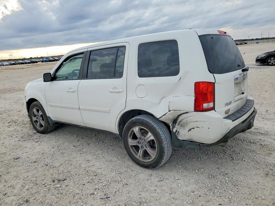 2012 Honda Pilot VIN 5FNYF3H50CB017101 COPART salvage auction — REAR END, Tx - Salvage Vehicle Title, sold $2,150 on 2026-07-09 (photo 2)