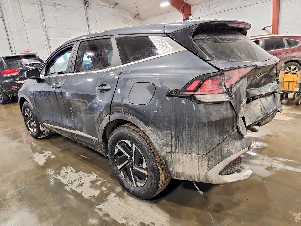 2025 Kia Sportage VIN KNDPUCDG7S7247845 COPART salvage auction — REAR END, Vt - Cert Of Title-Salvage Vehicle, sold $200 on 2026-07-20 (photo 2)