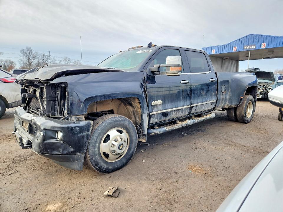2019 Chevrolet Silverado 3500 VIN 1GC4KYEYXKF250564 COPART salvage auction — FRONT END, IN - CERTIFICATE OF TITLE, sold $300 on 2026-07-27 (photo 1)