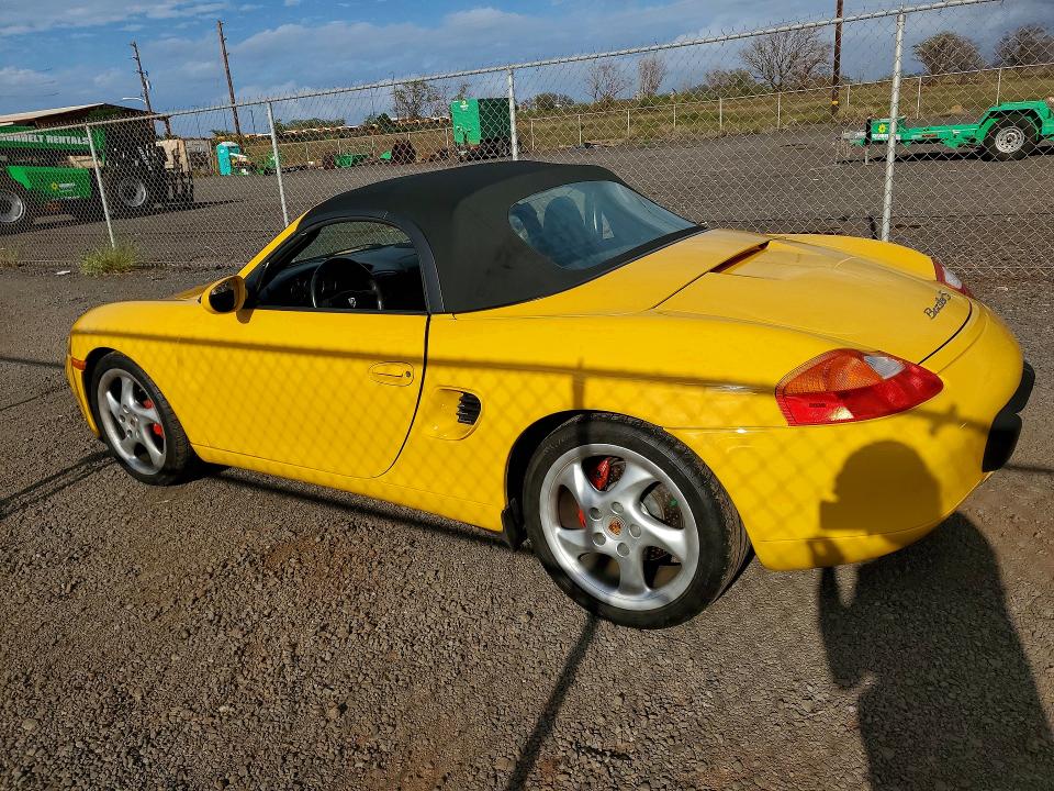 2000 Porsche Boxster VIN WP0CB2984YU661594 COPART salvage auction — SIDE, Hi - Certificate Of Salvage, sold $4,250 on 2026-08-17 (photo 2)