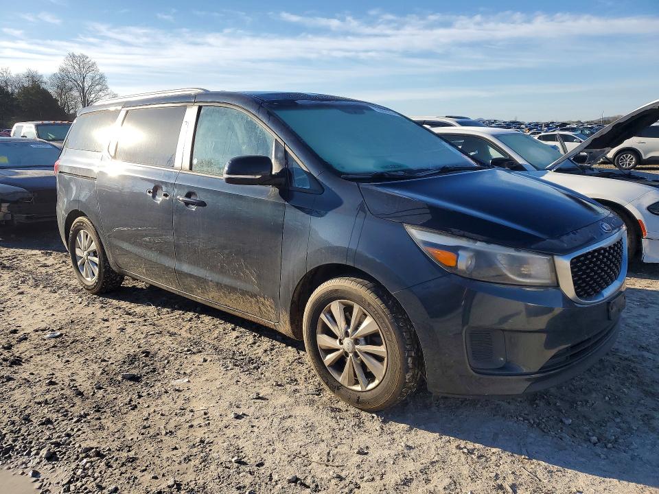 2015 Kia SEDONA VIN KNDMB5C10F6065482 COPART salvage auction — REAR END, Salvage Title, sold $175 on 2026-07-23 (photo 4)