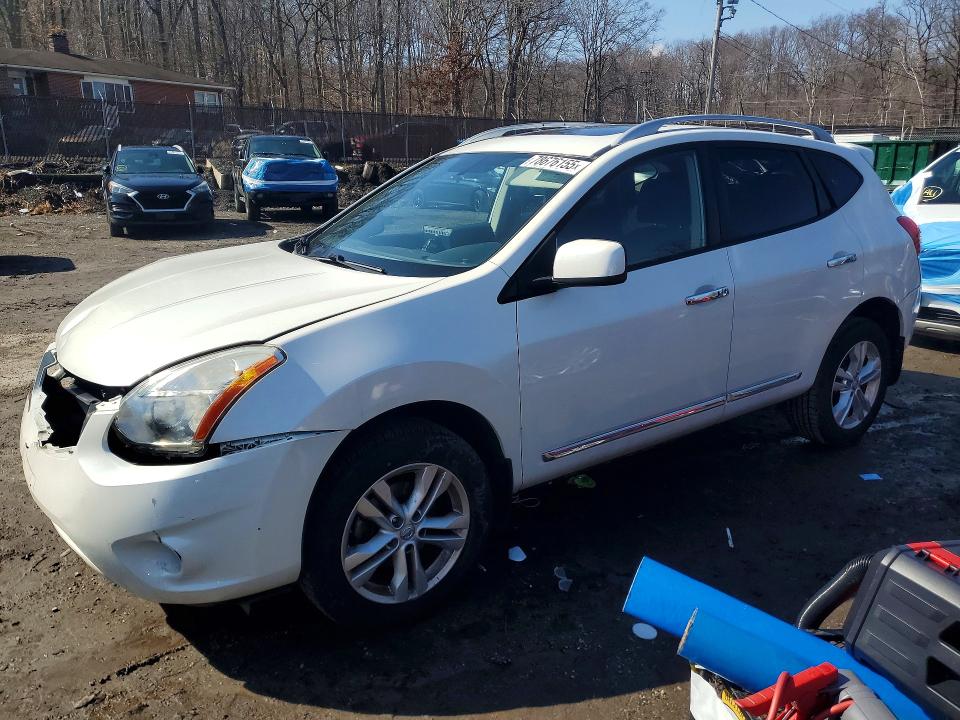 2013 Nissan Rogue VIN JN8AS5MT5DW027718 COPART salvage auction — FRONT END, Id - Salvage Certificate Of Title, sold $525 on 2026-07-07 (photo 1)