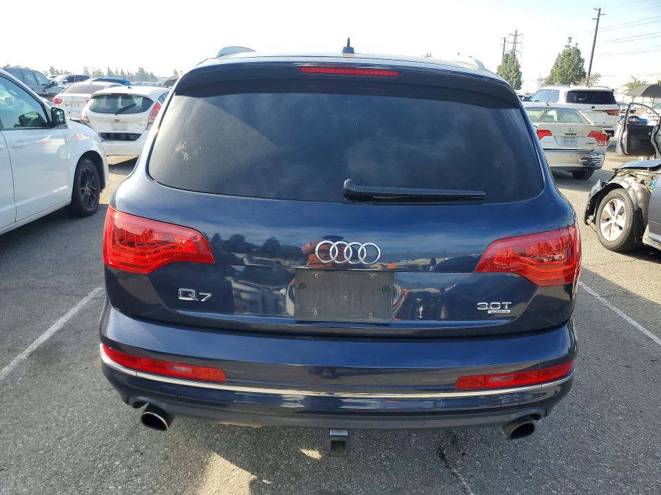 2015 Audi Q7 VIN WA1CGAFE8FD014239 COPART salvage auction — MINOR DENT/SCRATCHES, Ca - Dis/Dlr/Exp Only Clean Title, sold $900 on 2026-07-21 (photo 6)