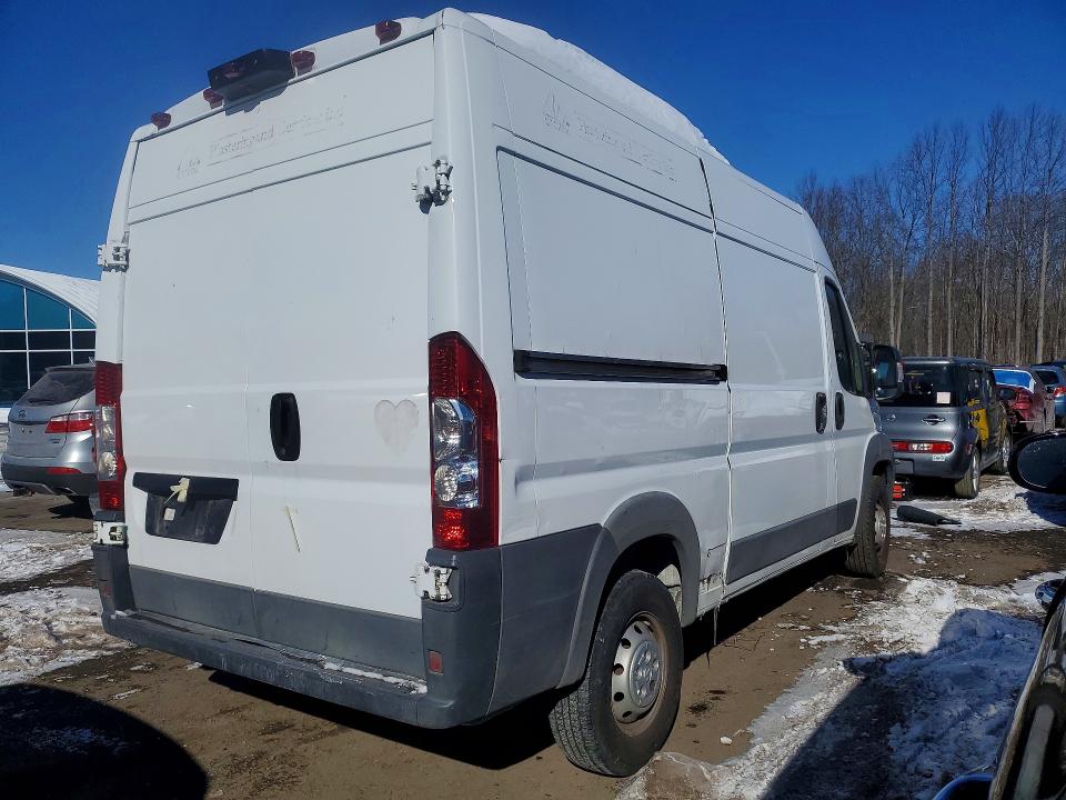 2018 Ram Promaster 2500 VIN 3C6TRVCG0JE113200 COPART salvage auction — MECHANICAL, Ma - Certificate Of Title, sold $2,350 on 2026-08-13 (photo 3)