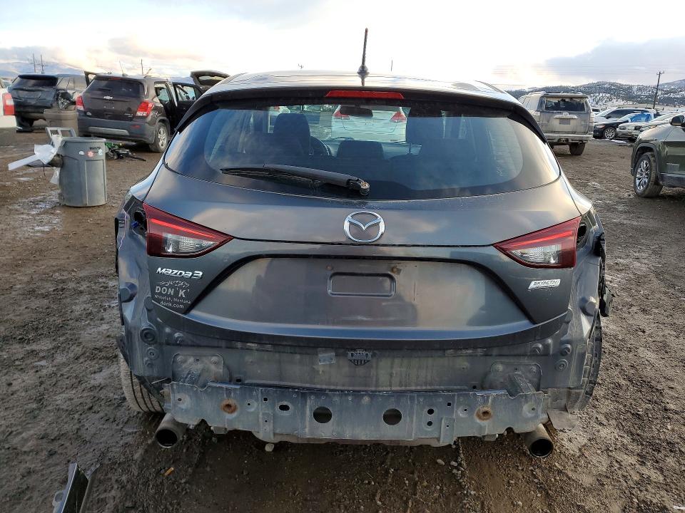 2015 Mazda 3 VIN JM1BM1K71F1239718 COPART salvage auction — REAR END, Id - Salvage Certificate Of Title, sold $325 on 2026-07-28 (photo 6)