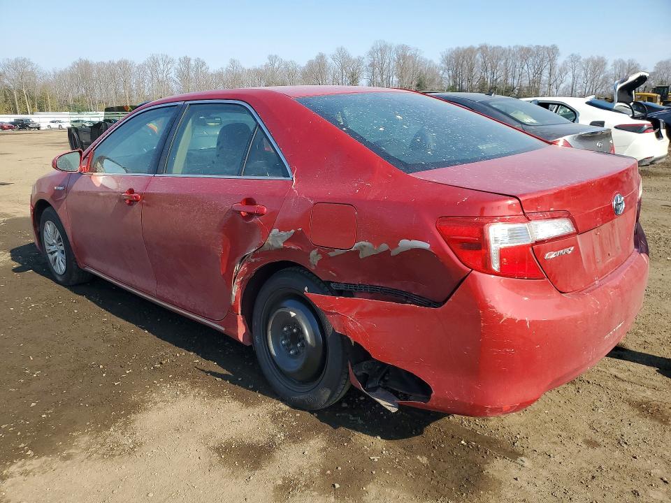 2014 Toyota Camry hybrid VIN 4T1BD1FK6EU107447 COPART salvage auction — REAR END, Md - Cert Of Salvage > 75% Damage, sold $1,450 on 2026-07-02 (photo 2)