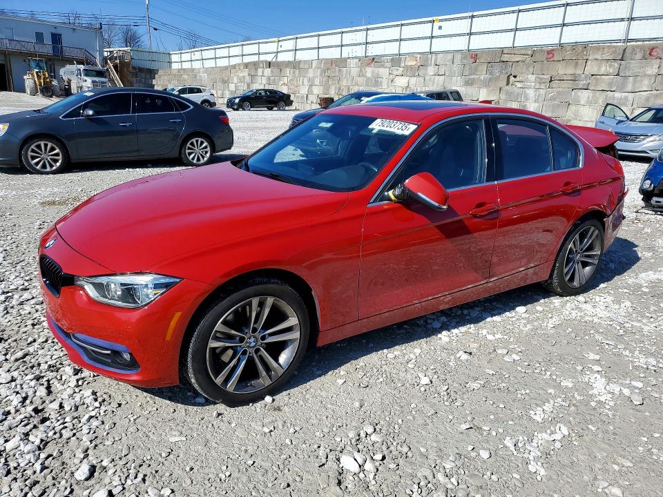2017 BMW 3er VIN WBA8D9G30HNU66454 COPART salvage auction — REAR END, Oh - Cert Of Title-Salvage, sold $4,000 on 2026-07-31 (photo 1)