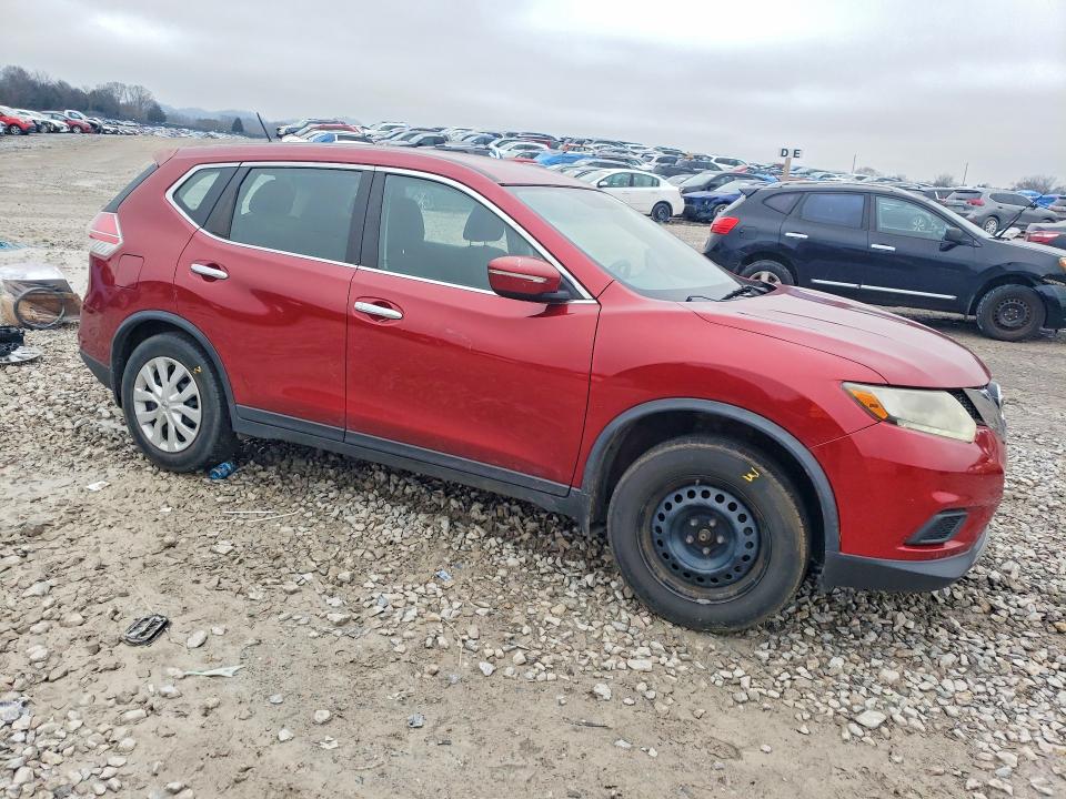 2015 Nissan Rogue VIN KNMAT2MV1FP542964 COPART salvage auction — FRONT END, Tn - Salvage Certificate, sold $600 on 2026-07-09 (photo 4)