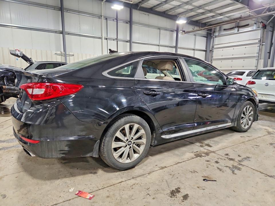 2017 Hyundai Sonata VIN 5NPE34AF7HH488532 COPART salvage auction — VANDALISM, Mn - Cert Of Title-Prior Salvage, sold $1,600 on 2026-07-09 (photo 3)